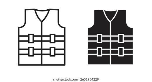 Lifejacket icon. modern vector symbols set