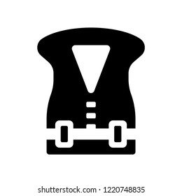 Lifejacket icon. Trendy Lifejacket logo concept on white background from Nautical collection. Suitable for use on web apps, mobile apps and print media.