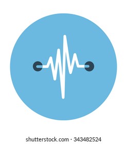 Lifeline Colored Vector Icon 