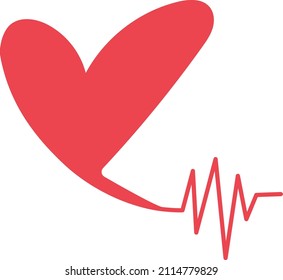 Vector de iconos llenos de corazón vital