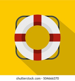 Lifeline icon. Flat illustration of lifeline vector icon for web