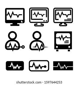 lifeline icon isolated sign symbol vector illustration - Collection of high quality black style vector icons
