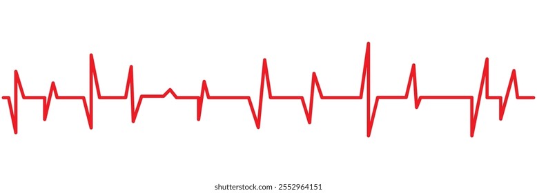 Lifeline icon vector. Heart beats line icon. Cardiogram line icon, sign. Heart pulse silhouette, icon, symbol. Vector illustration. 333