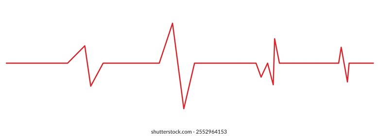 Lifeline icon vector. Heart beats line icon. Cardiogram line icon, sign. Heart pulse silhouette, icon, symbol. Vector illustration. 333