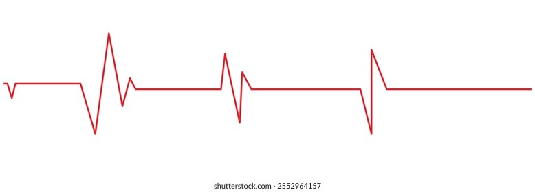 Lifeline icon vector. Heart beats line icon. Cardiogram line icon, sign. Heart pulse silhouette, icon, symbol. Vector illustration. 333