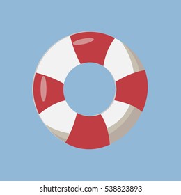 Lifeline. Vector illustration.