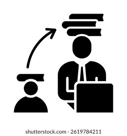 Lifelong Learning Icon Element For Design