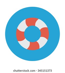 
Lifering Colored Vector Icon
