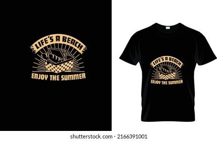 LIFE'S A BEACH...CUSTOM T SHIRT
