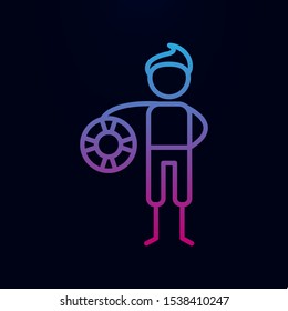 Lifesaver, adventure nolan icon. Simple thin line, outline vector of adventure icons for ui and ux, website or mobile application