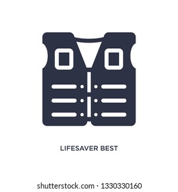 lifesaver best icon. Simple element illustration from airport terminal concept. lifesaver best editable symbol design on white background. Can be use for web and mobile.