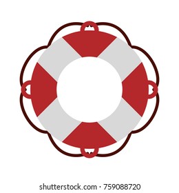 Lifesaver float symbol