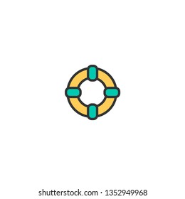 Lifesaver icon design. Transportation icon vector illustration