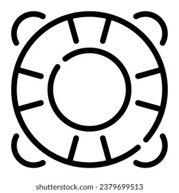 Lifesaver Icon illustration, for uiux, web, app, infographic, etc