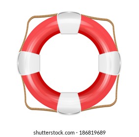 Lifesaver icon isolated.