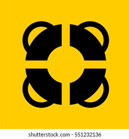 Lifesaver Icon. Isolated Sign Symbol