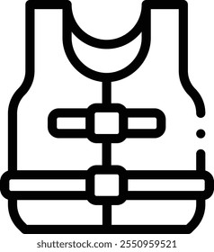 lifesaver icon. Thin Linear Style Design Isolated On White Background