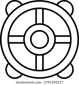 Lifesaver Icon Vector Element line icon design vector icons