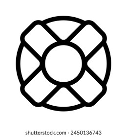 Lifesaver Icon Vector Symbol Design Illustration