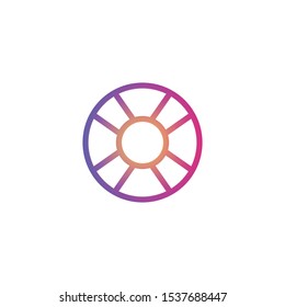 Lifesaver  - Line Vector Icon