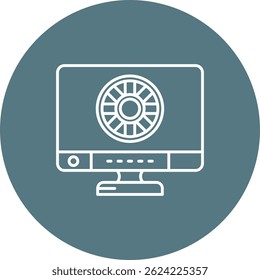 Lifesaver Line Vector Icon Design