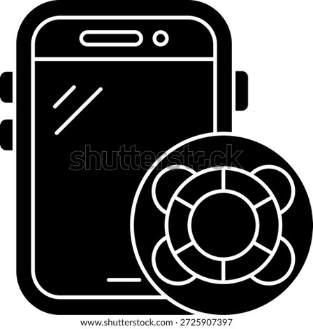 Lifesaver Line vector Icon Design