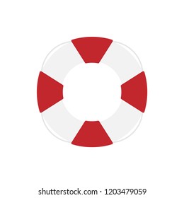 Lifesaver ring graphic design element vector illustration