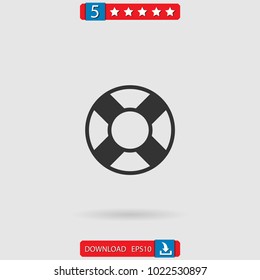 lifesaver vector icon