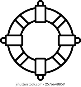 Lifesaver vector icon. Can be used for printing, mobile and web applications.