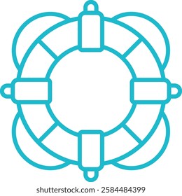 Lifesaver vector icon. Can be used for printing, mobile and web applications.