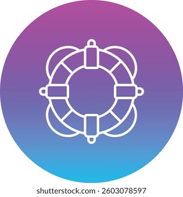 Lifesaver vector icon. Can be used for printing, mobile and web applications.