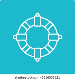 Lifesaver vector icon. Can be used for printing, mobile and web applications.