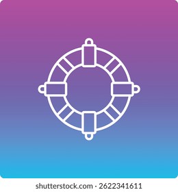 Lifesaver vector icon. Can be used for printing, mobile and web applications.