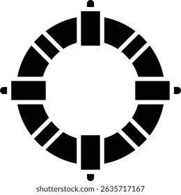 Lifesaver vector icon. Can be used for printing, mobile and web applications.