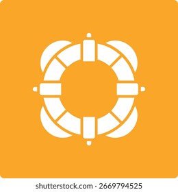 Ícone de vetor do Lifesaver. Pode ser usado para impressão, aplicativos móveis e da Web.