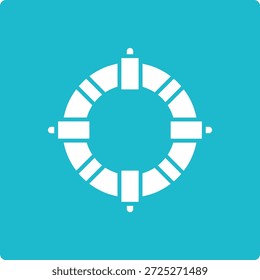 Icono de Vector de salvavidas. Se puede utilizar para aplicaciones de impresión, móviles y de Web.