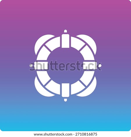 Lifesaver vector icon. Can be used for printing, mobile and web applications.