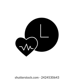 lifespan concept line icon. Simple element illustration. lifespan concept outline symbol design.