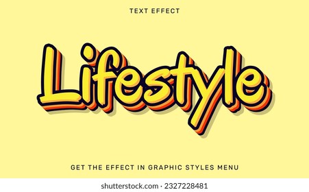 Efecto de texto editable en estilo 3d. Emblema de texto para publicidad, marca, logotipo comercial