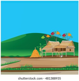 lifestyle of farmer vector design