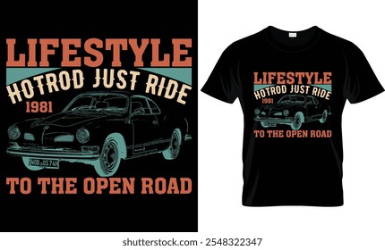 ESTILO DE VIDA HOTROD JUST RIDE 1981 AL CAMINO ABIERTO 