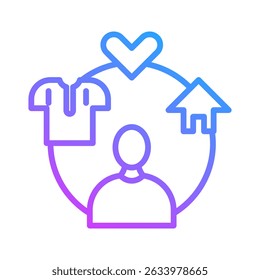 Lifestyle Icon Element For Design