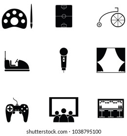 lifestyle icon set