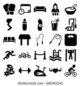 Lifestyle icons set. set of 25 lifestyle filled icons such as sofa, porridge, table, lipstick, spa stones, casino girl, water bottle, heart with muscles, bar   tightening