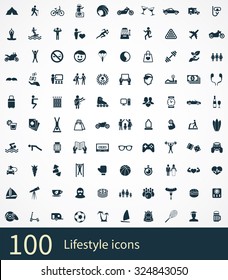 Lifestyle Icons Vector Set