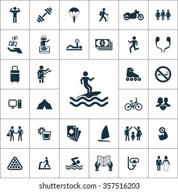 lifestyle Icons Vector set