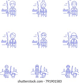 Lifestyle- Line Icon Set