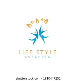 LifeStyle Logo Design Symbol Template Flat Style Vector	