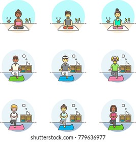 Lifestyle- Multicolor Icon Set