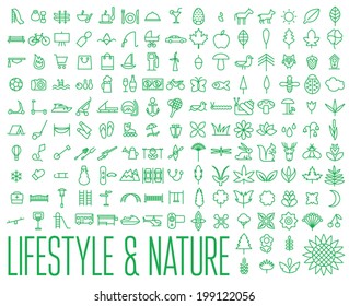 Lifestyle & Nature Icons